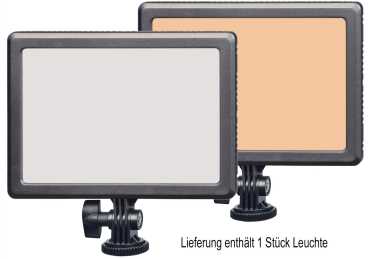 Preview: NANLITE LumiPad 11, Bi-Color LED Kameraleuchte, 370 Lux, 3200-5600 Kelvin, 90° Abstrahlwinkel